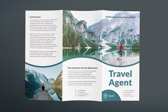 Travel Agent Agency Print Pack in Invitation Templates - product preview 3