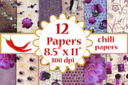 Halloween paper pack, A4 fall papers
