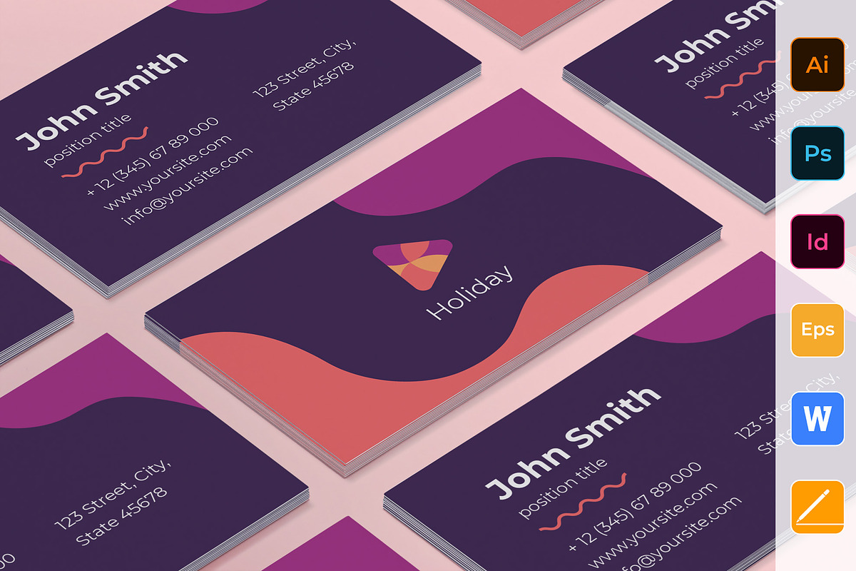 Event Management Business Card in Business Card Templates - product preview 8