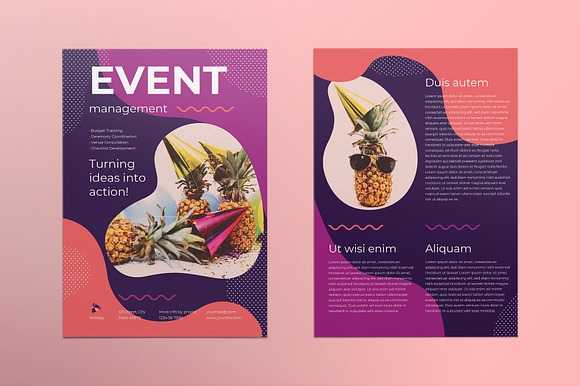 Event Management Flyer in Invitation Templates - product preview 1