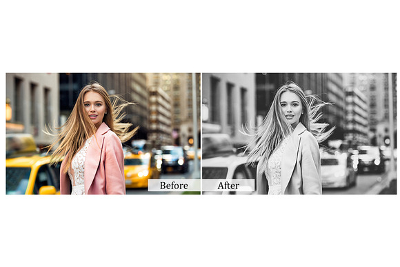 150 Black White Photoshop Actions in Add-Ons - product preview 1