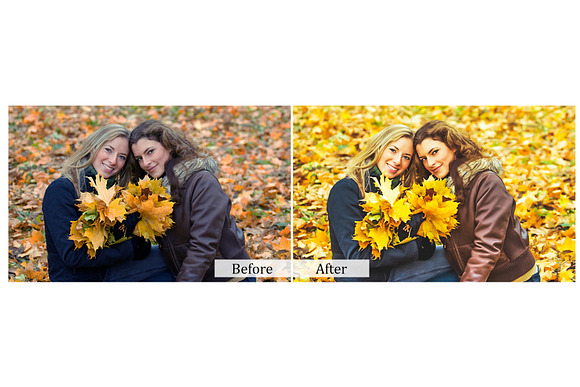 60 Autumn Photoshop Actions in Add-Ons - product preview 3