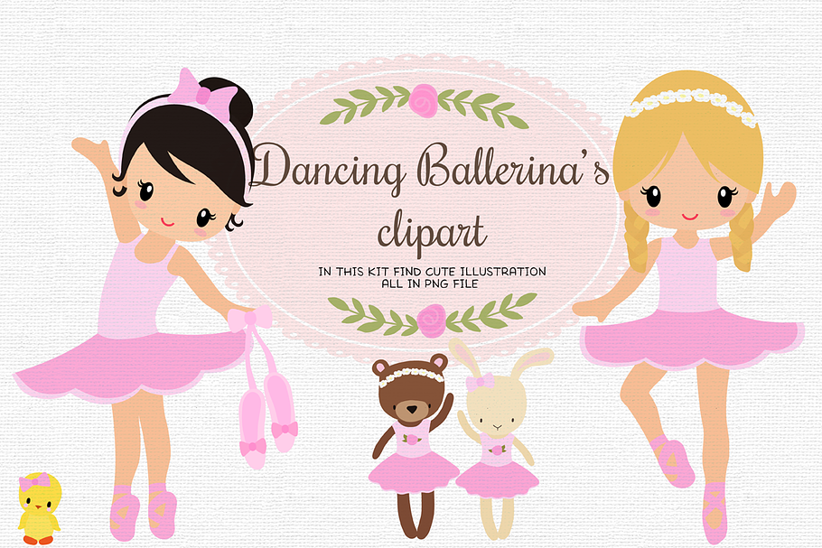 Dancing Ballerina in Illustrations - product preview 8