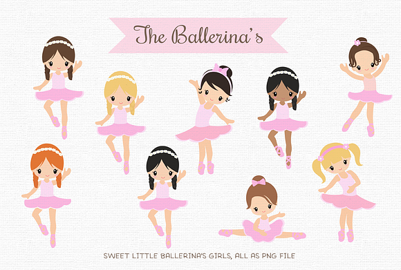 Dancing Ballerina in Illustrations - product preview 2