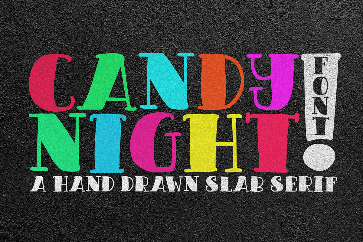 CANDY NIGHT FONT in Display Fonts - product preview 8