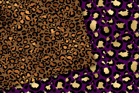 Golden Leopard Digital Paper in Patterns - product preview 1