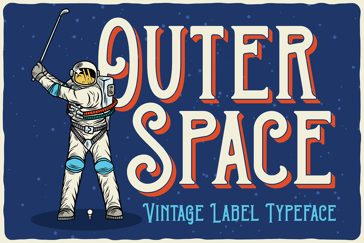 Outer Space Font + BONUS in Blackletter Fonts - product preview 8