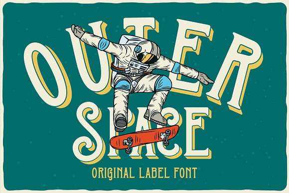Outer Space Font + BONUS in Blackletter Fonts - product preview 1