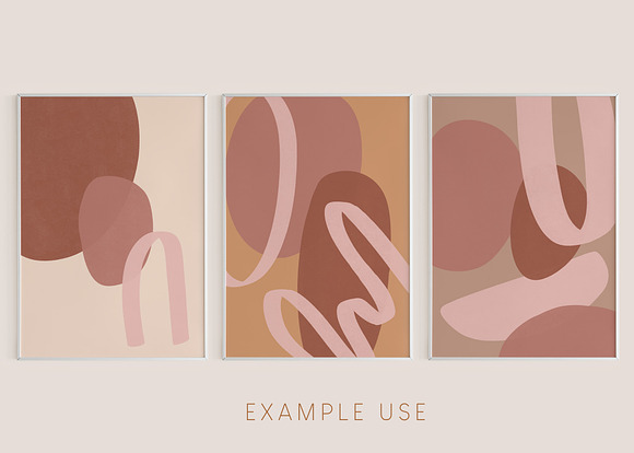 Painted Abstract Shapes - Blush in Illustrations - product preview 8