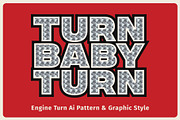 Engine Turn Pattern & Graphic Style