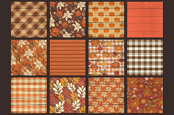 Rustic Thanksgiving wood in Patterns - product preview 1