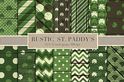 Rustic St. Patrick's patterns