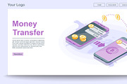 Global money transfer web page