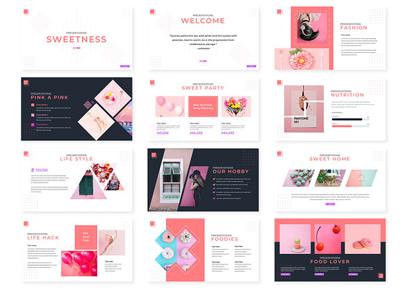 Sweetness - Powerpoint Template in PowerPoint Templates - product preview 1