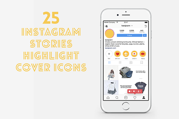 25 Colorful Icons - Instagram Story