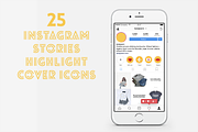 25 Colorful Icons - Instagram Story