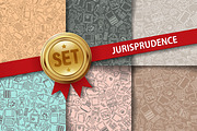 Nine Jurisprudence doodle background