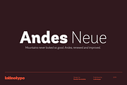Andes Neue - Intro Offer 79% off