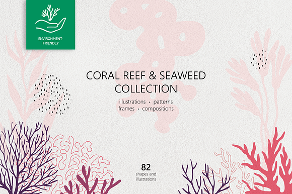 Coral Reef and Seaweed Collection in Objects - product preview 10