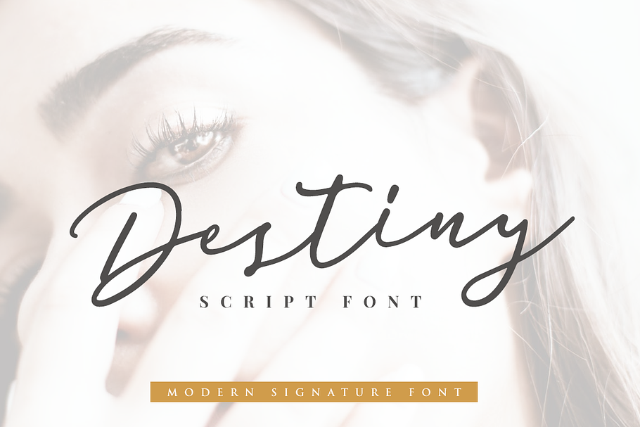 Destiny Signature Font in Script Fonts - product preview 8
