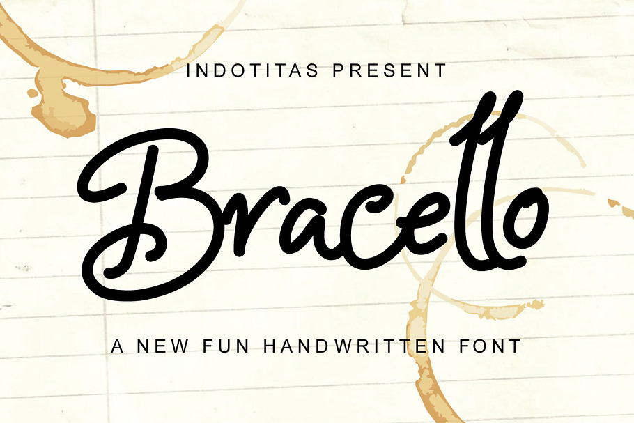 Bracello - A Fun Handwritten