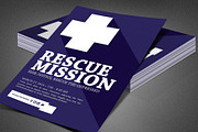 Rescue Mission Church Flyer Template