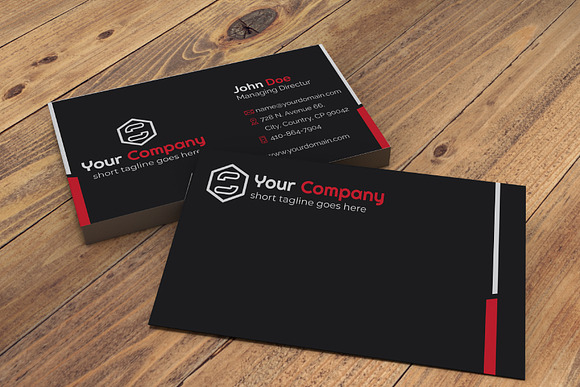 Simple Professional Business Card 05 in Business Card Templates - product preview 3