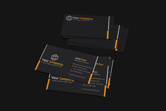 Simple Professional Business Card 05 in Business Card Templates - product preview 7