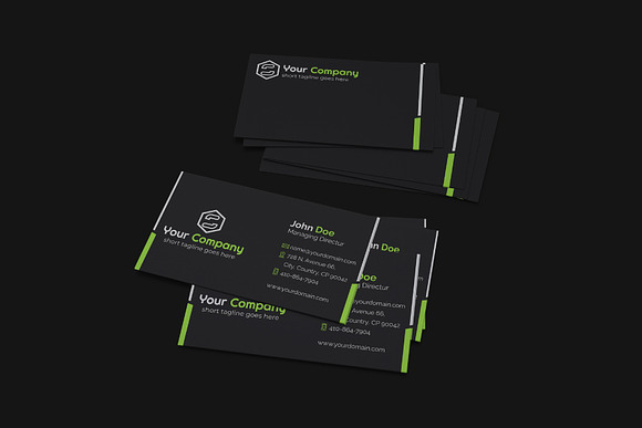 Simple Professional Business Card 05 in Business Card Templates - product preview 10
