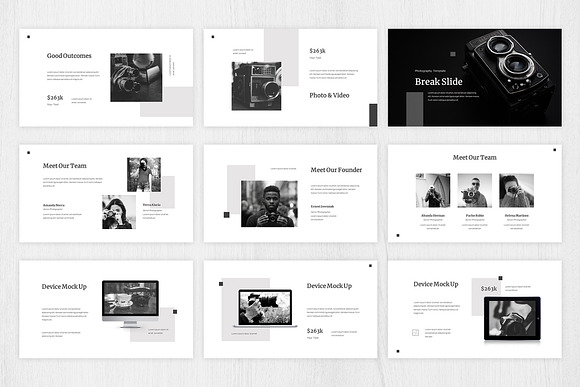 Monography - Powerpoint Template in PowerPoint Templates - product preview 4