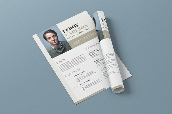 Minimalist CV Resume AI and PSD 13 in Letter Templates - product preview 4