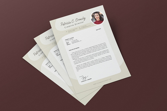 Minimalist CV Resume AI and PSD 14 in Letter Templates - product preview 4
