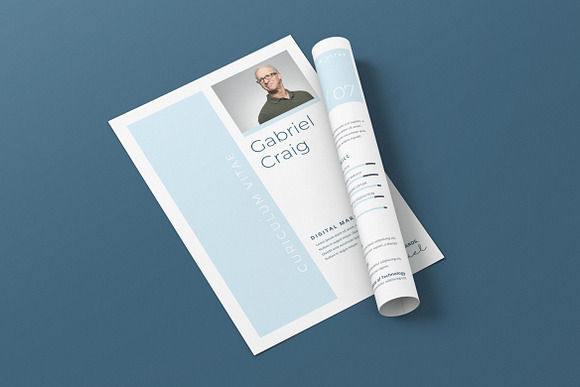 Minimalist CV Resume AI and PSD 18 in Letter Templates - product preview 1
