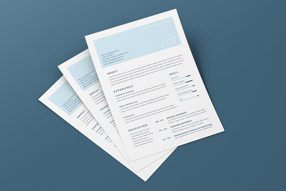 Minimalist CV Resume AI and PSD 18 in Letter Templates - product preview 4