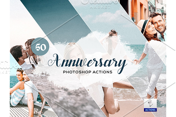 50 Anniversary Photoshop Actions in Add-Ons - product preview 5