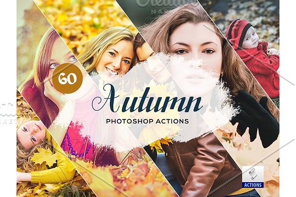 60 Autumn Photoshop Actions in Add-Ons - product preview 4