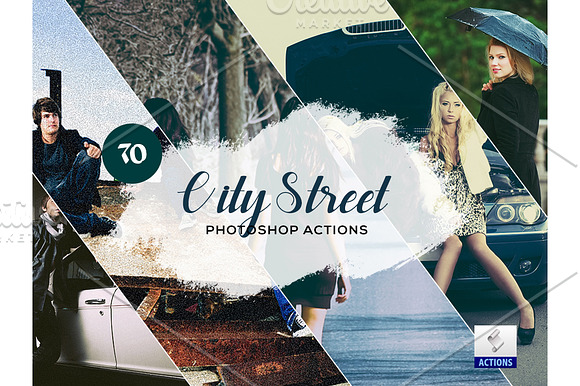 70 City Street Photoshop Actions in Add-Ons - product preview 5