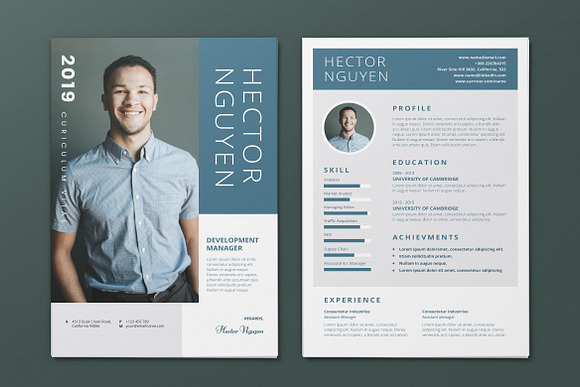 Minimalist CV Resume AI and PSD 23 in Letter Templates - product preview 2