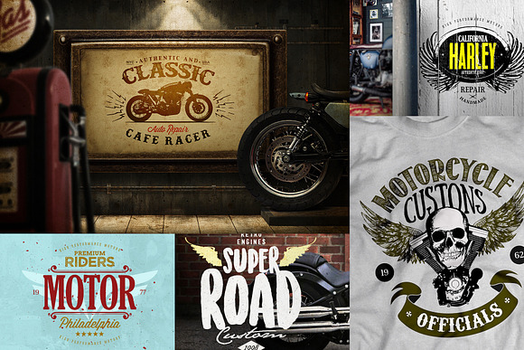 Motorcycle Logo Templates in Logo Templates - product preview 3