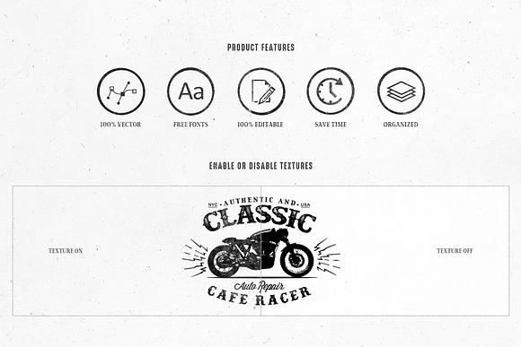 Motorcycle Logo Templates in Logo Templates - product preview 4