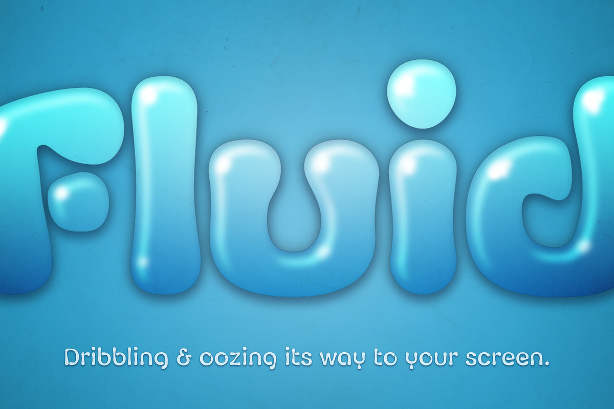 Fluid – 6 Soft Display Fonts in Display Fonts - product preview 8