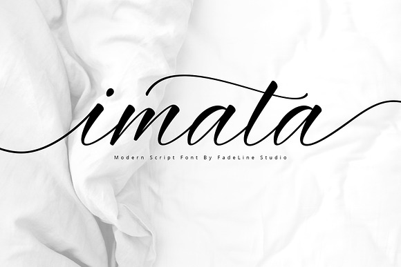 Imata Script in Script Fonts - product preview 5