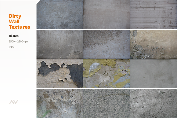 30 Dirty Wall Textures in Textures - product preview 1