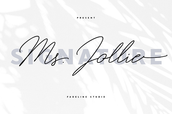 Ms. Jollie Signature in Script Fonts - product preview 8