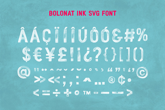 NEW! Bolonat Ink SVG OTF Version in Sans-Serif Fonts - product preview 3