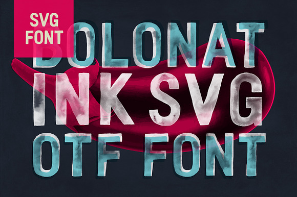 NEW! Bolonat Ink SVG OTF Version in Sans-Serif Fonts - product preview 5