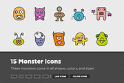 15 Monster Icons