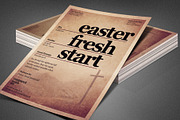Easter Fresh Start Church Flyer