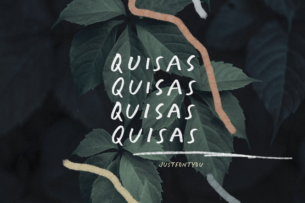 Quisas - Quirky Handwriting Fonts in Display Fonts - product preview 8