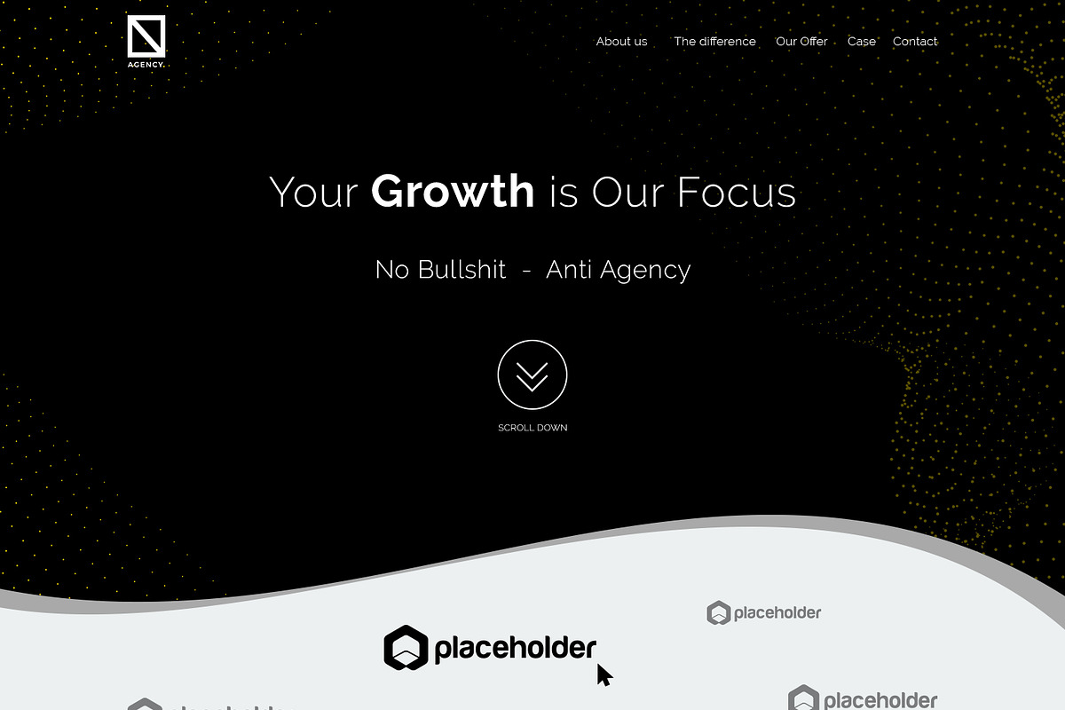 Agency onePage Design in Landing Page Templates - product preview 8